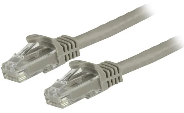 StarTech.com 1.5m CAT6 Ethernet Cable, 10 Gigabit Snagless RJ45 650MHz 100W PoE Patch Cord - Grau, Ansicht 2
