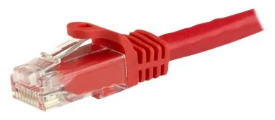 StarTech.com 1.5m CAT6 Ethernet Cable, 10 Gigabit Snagless RJ45 650MHz 100W PoE Patch Cord - Rot, Ansicht 2