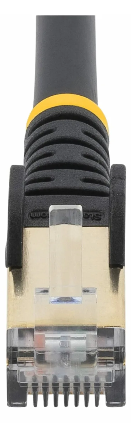 StarTech.com 1.5m CAT6A Ethernet Cable, 10 Gigabit Shielded Snagless RJ45 100W PoE Patch Cord - Schwarz, Ansicht 3