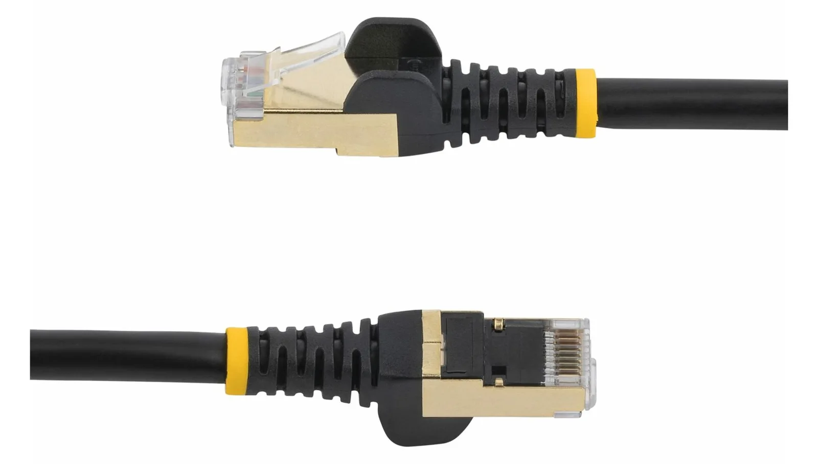 StarTech.com 1.5m CAT6A Ethernet Cable, 10 Gigabit Shielded Snagless RJ45 100W PoE Patch Cord - Schwarz, Ansicht 4
