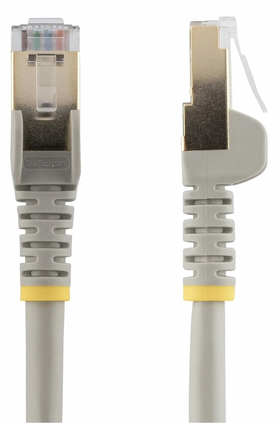 StarTech.com 1.5m CAT6A Ethernet Cable, 10 Gigabit Shielded Snagless RJ45 100W PoE Patch Cord - Grau, Ansicht 3