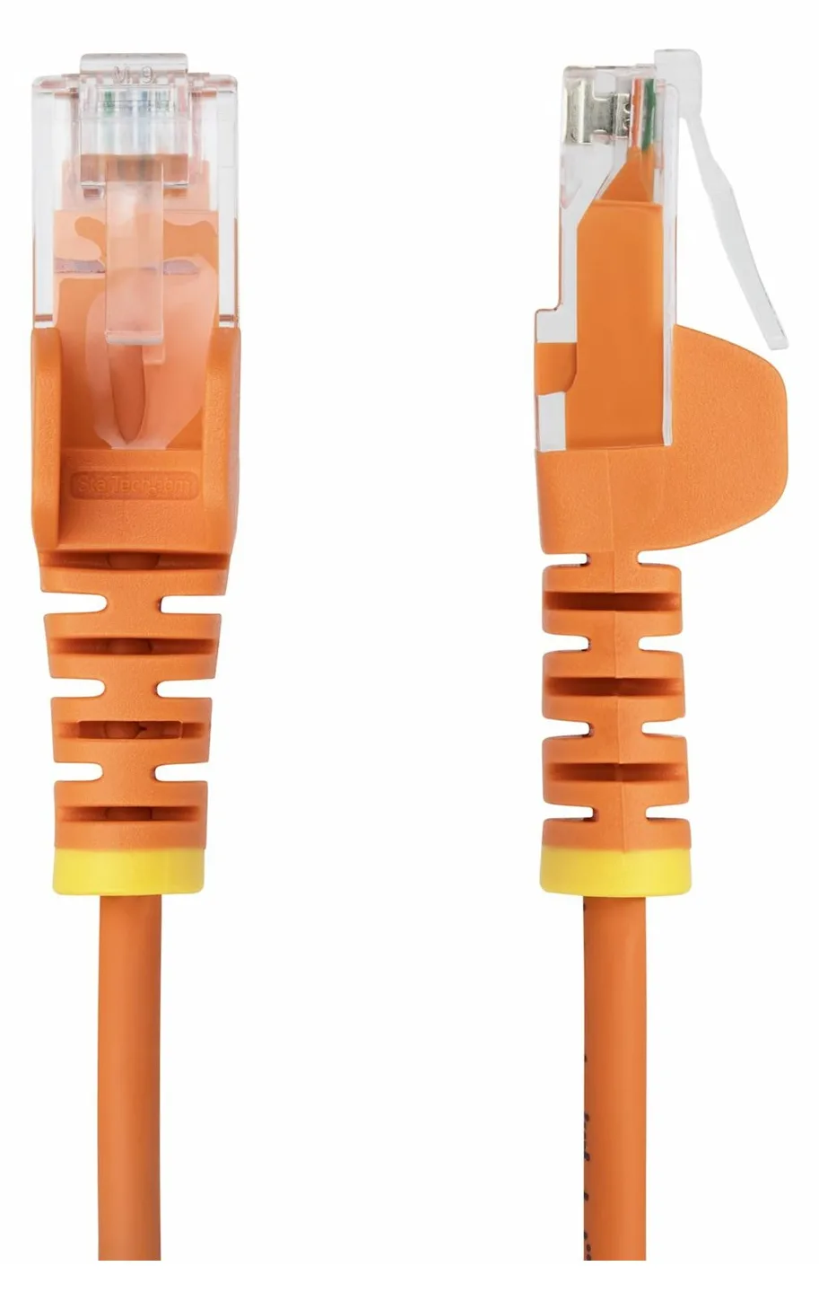 StarTech.com 1.5m Orange Slim CAT6 Ethernet Cable, Snagless, 28AWG, LSZH - Patch-Kabel - RJ-45 (M), Ansicht 3