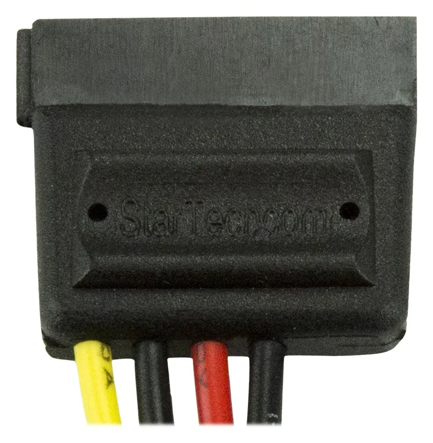 StarTech.com 15cm 4 Pin Molex auf SATA Kabel - LP4 / Serial-ATA Stromadapter - S-ATA 15 Pin Buchse, Ansicht 4