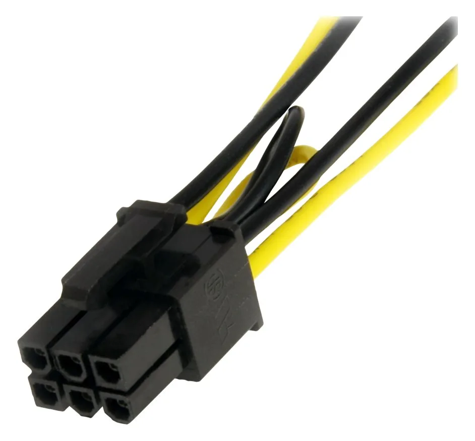 StarTech.com 15cm SATA Strom auf 6 pin PCI Express Grafikkarten Stromkabel - PCIe Y-Kabel Adapter - Stromkabel, Ansicht 4
