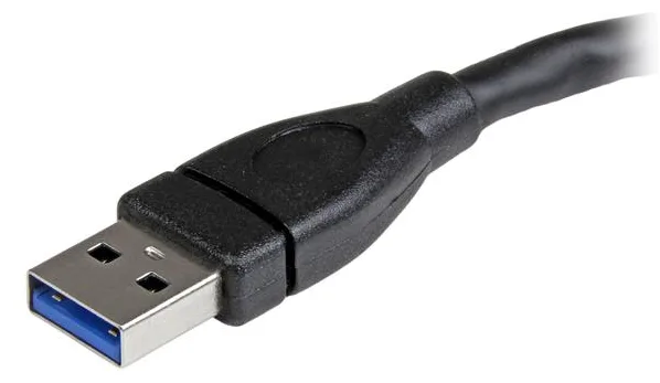 StarTech.com 15cm USB 3.0 Verlängerungskabel - USB 3 Typ A Kabel Verlängerung - Stecker/ Buchse - Schwarz, Ansicht 4