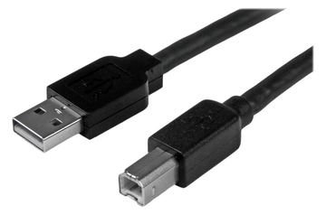 StarTech.com 15m aktives USB 2.0 A auf B Kabel - Stecker/Stecker - USB Druckerkabel 1x USB A / 1x USB B - Schwarz von LumaTech