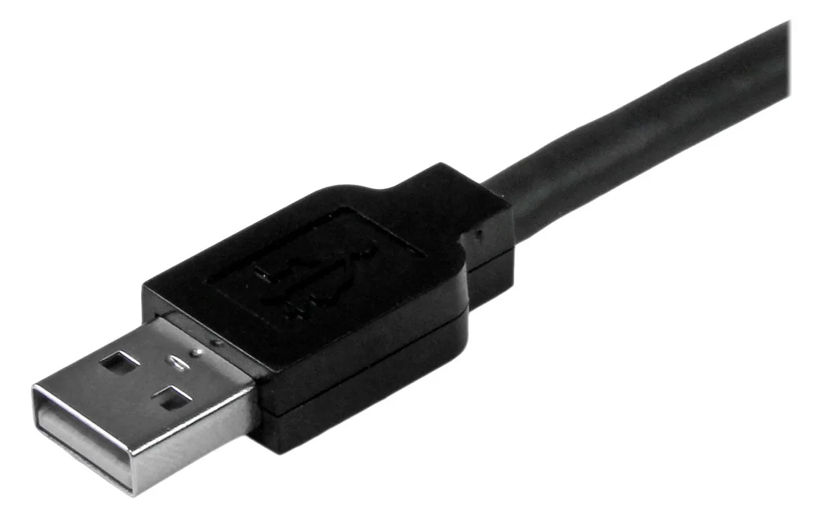 StarTech.com 15m aktives USB 2.0 A auf B Kabel - Stecker/Stecker - USB Druckerkabel 1x USB A / 1x USB B - Schwarz, Ansicht 4