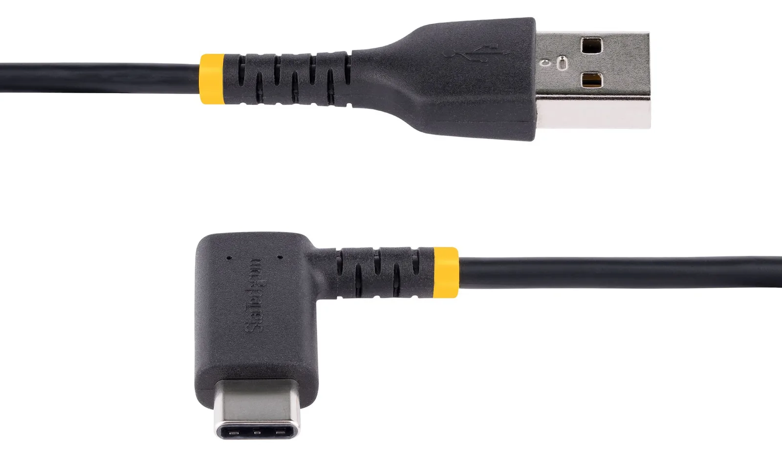 StarTech.com 1ft (30cm) USB A to C Charging Cable Right Angle, Heavy Duty Fast Charge USB-C Cable, Ansicht 2