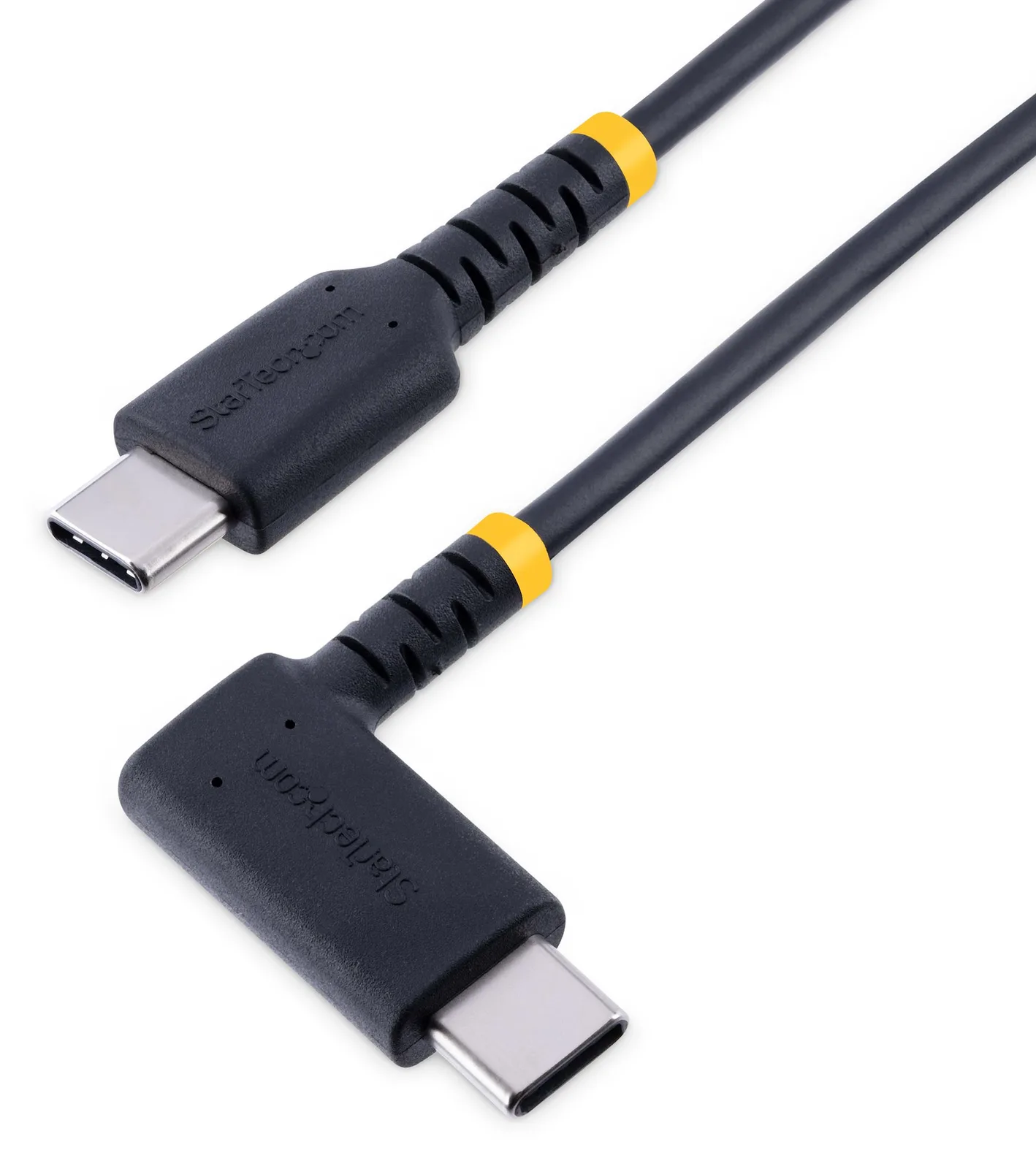 StarTech.com 1ft (30cm) USB C Charging Cable Right Angle, 60W PD 3A, Heavy Duty Fast Charge USB-C Cable, Ansicht 2