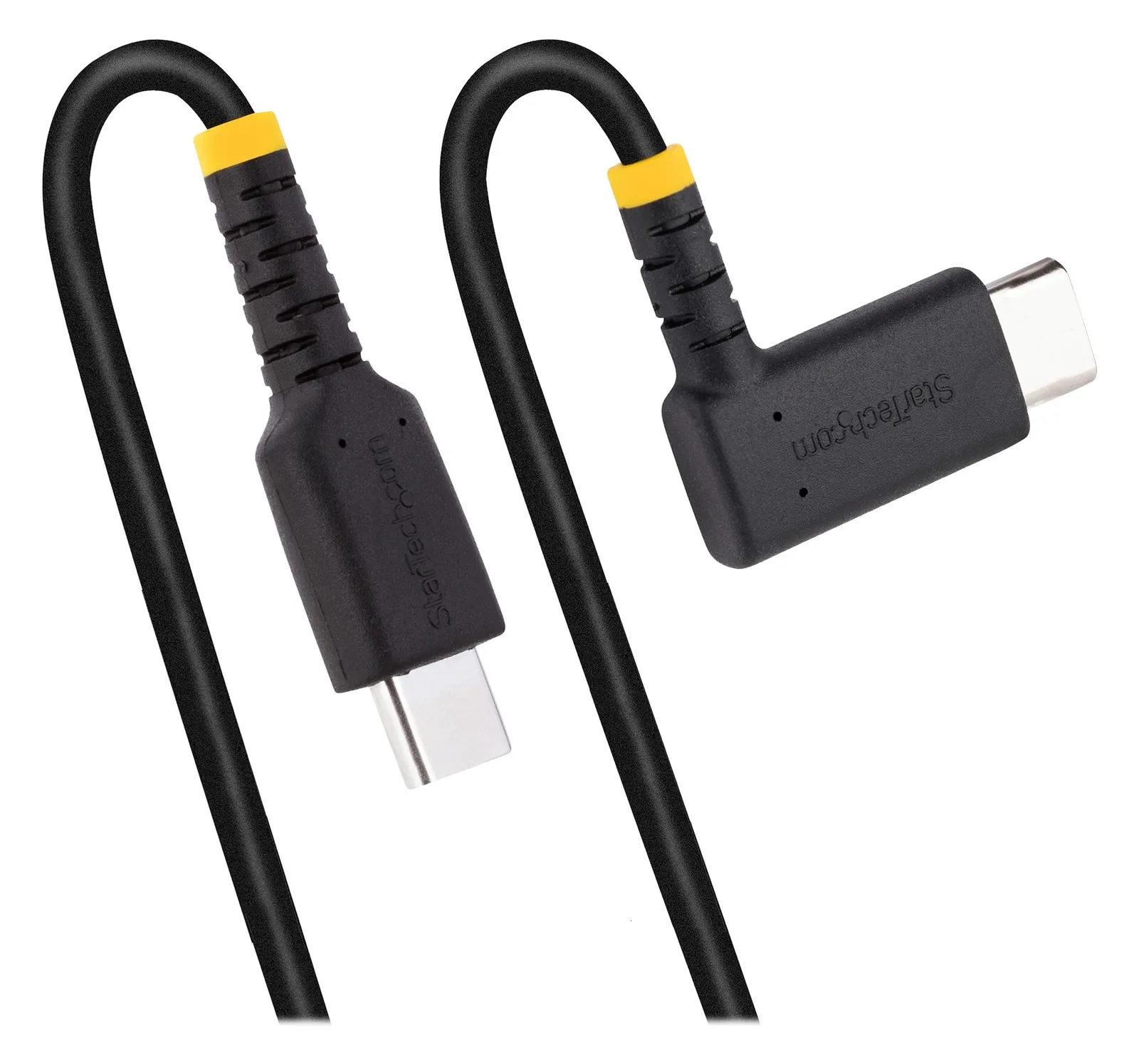 StarTech.com 1ft (30cm) USB C Charging Cable Right Angle, 60W PD 3A, Heavy Duty Fast Charge USB-C Cable, Ansicht 4