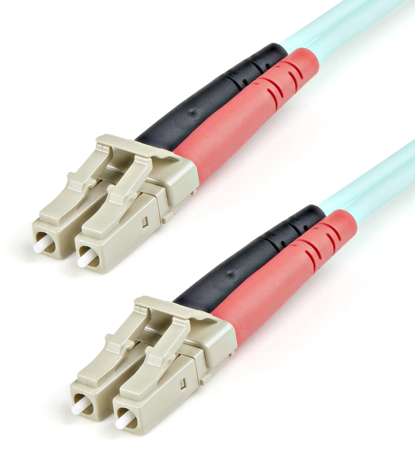 StarTech.com 1m (3ft) LC/UPC to LC/UPC OM3 Multimode Fiber Optic Cable, Full Duplex 50/125Âµm Zipcord Fiber Cable, Ansicht 2