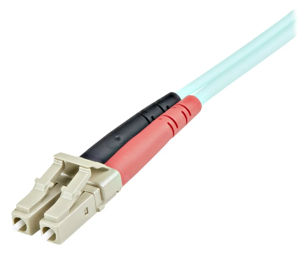 StarTech.com 1m (3ft) LC/UPC to LC/UPC OM3 Multimode Fiber Optic Cable, Full Duplex 50/125Âµm Zipcord Fiber Cable, Ansicht 4
