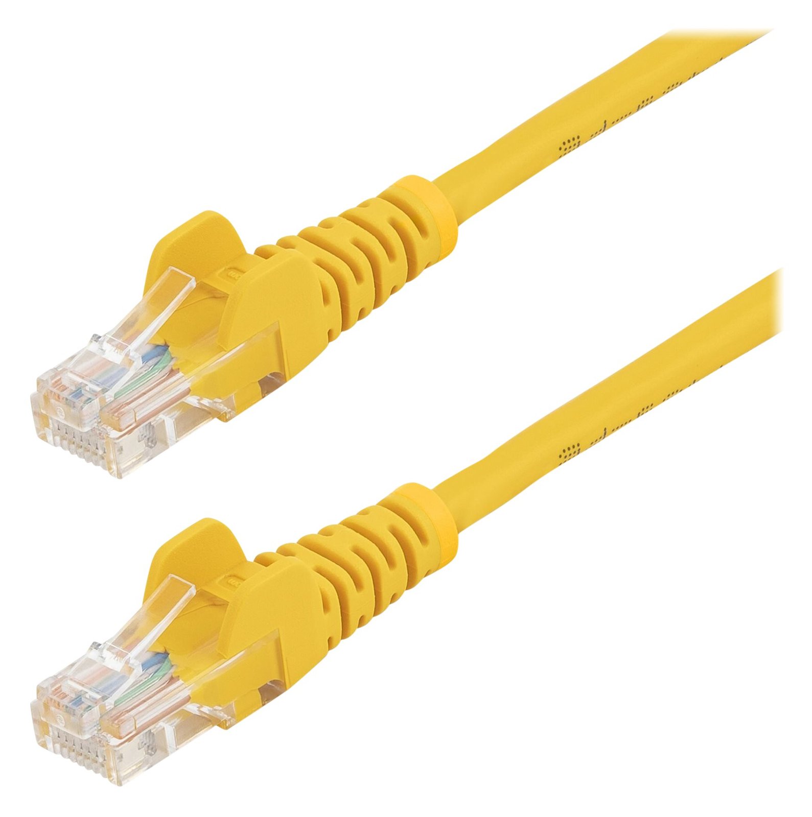 StarTech.com 1m Cat5e RJ45 UTP Netzwerkkabel Snagless - Cat 5e Patchkabel - Gelb - Stecker / Stecker - Patch-Kabel