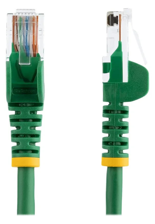 StarTech.com 1m Cat5e RJ45 UTP Netzwerkkabel Snagless - Cat 5e Patchkabel - Grün - Stecker / Stecker - Patch-Kabel, Ansicht 3