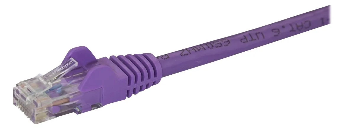 StarTech.com 1m Cat6 Snagless RJ45 Ethernet Netzwerkkabel - Lila - 1m Cat 6 UTP Kabel - Netzwerkkabel - RJ-45 (M), Ansicht 4