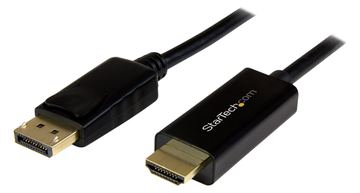 StarTech.com 1m DisplayPort auf HDMI Konverterkabel - 4K - DP auf HDMI Adapter mit Kabel - Ultra HD 4K von LumaTech