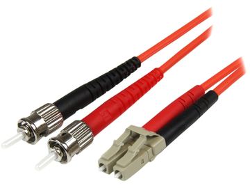 StarTech.com 1m Fiber Optic Cable - Multimode Duplex 50/125 - LSZH - LC/ST - OM2 - LC to ST Fiber Patch Cable von LumaTech