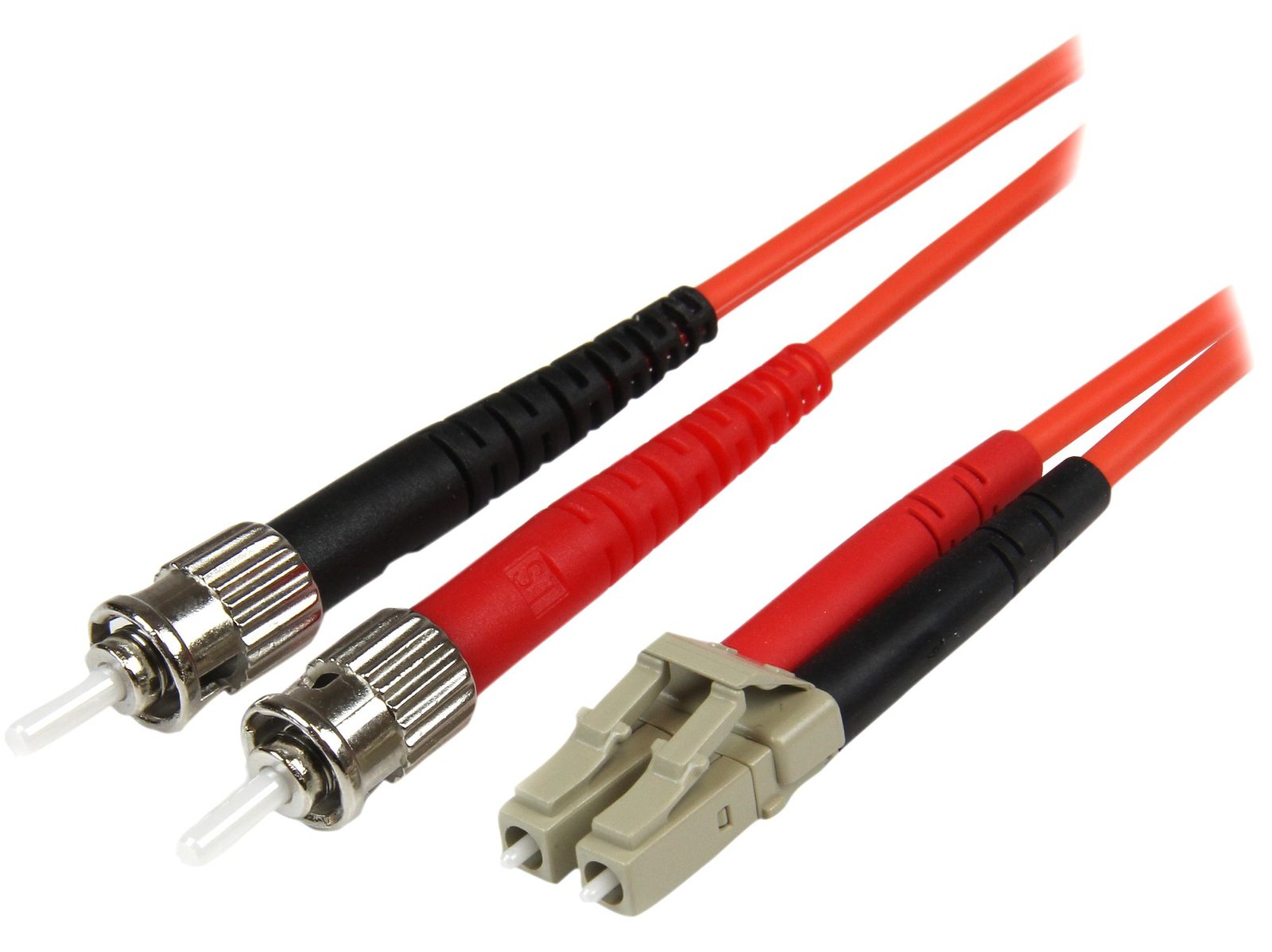 StarTech.com 1m Fiber Optic Cable - Multimode Duplex 50/125 - LSZH - LC/ST - OM2 - LC to ST Fiber Patch Cable
