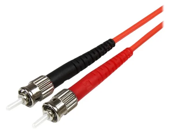 StarTech.com 1m Fiber Optic Cable - Multimode Duplex 50/125 - LSZH - LC/ST - OM2 - LC to ST Fiber Patch Cable, Ansicht 2