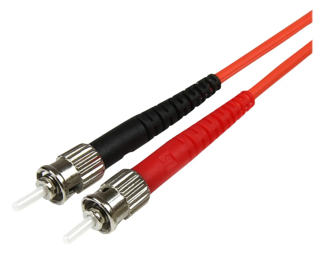 StarTech.com 1m Fiber Optic Cable - Multimode Duplex 50/125 - LSZH - LC/ST - OM2 - LC to ST Fiber Patch Cable, Ansicht 4