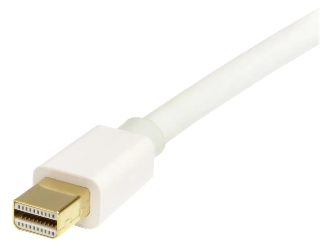 StarTech.com 1m Mini DisplayPort 1.2 auf DisplayPort Adapterkabel - mDP zu DP 4k x 2k Kabel - St/St - Weiß, Ansicht 4