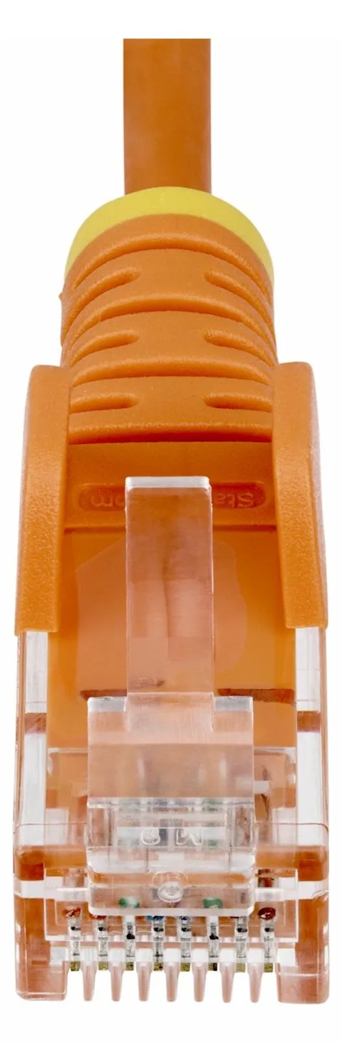 StarTech.com 1m Orange Slim CAT6 Ethernet Cable, Snagless, 28AWG, LSZH - Patch-Kabel - RJ-45 (M), Ansicht 3
