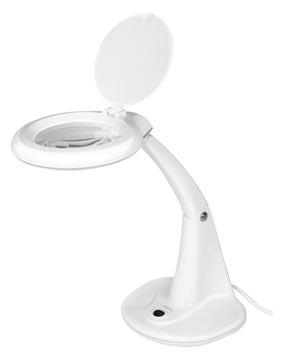 LogiLink WZ0059 - Lupenleuchte LED O 100 mm Echtglaslinse 3 und 12 Dioptrien von LumaTech