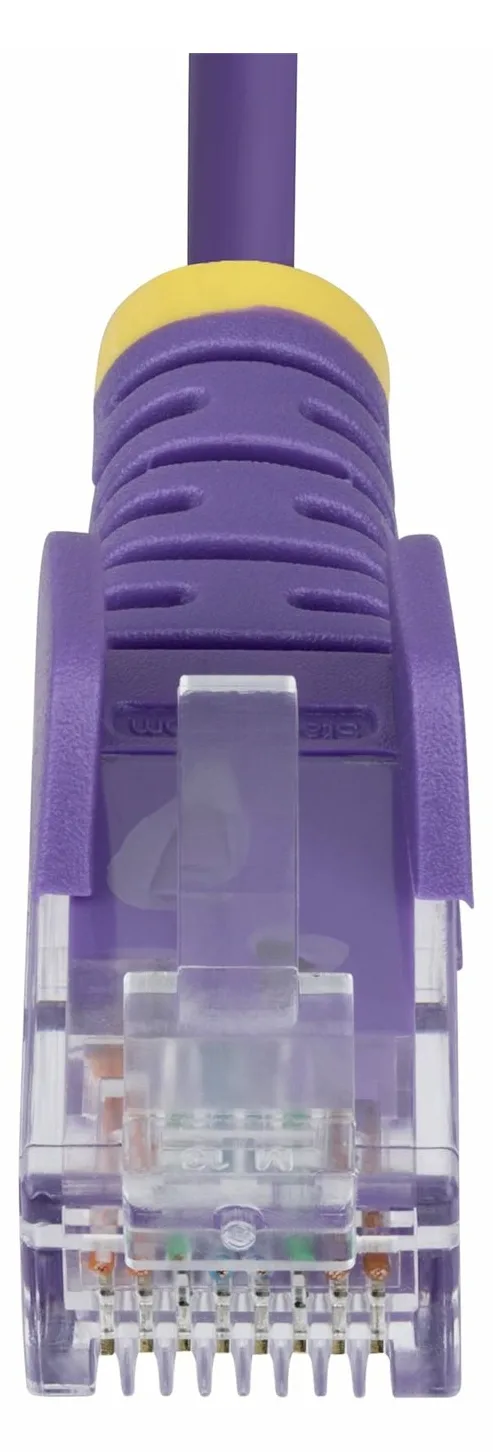 StarTech.com 1m Purple Slim CAT6 Ethernet Cable, Snagless, 28AWG, LSZH - Patch-Kabel - RJ-45 (M), Ansicht 3