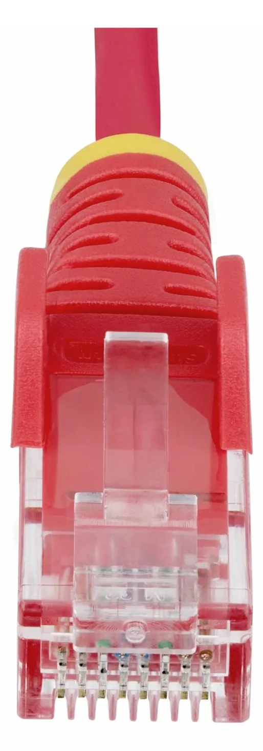 StarTech.com 1m Red Slim CAT6 Ethernet Cable, Snagless, 28AWG, LSZH - Patch-Kabel - RJ-45 (M), Ansicht 4