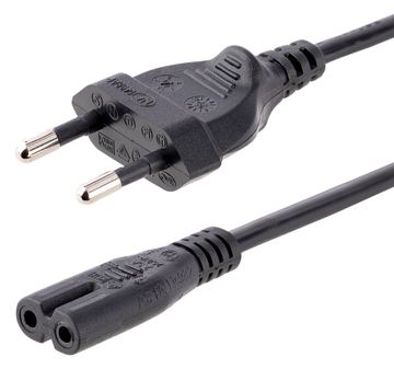 StarTech.com 1m Standard Laptop / Notebook Stromkabel - Eurostecker auf IEC320 C7 Netzkabel - Stromkabel von LumaTech