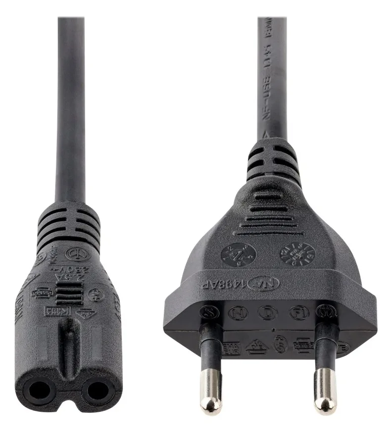StarTech.com 1m Standard Laptop / Notebook Stromkabel - Eurostecker auf IEC320 C7 Netzkabel - Stromkabel, Ansicht 2