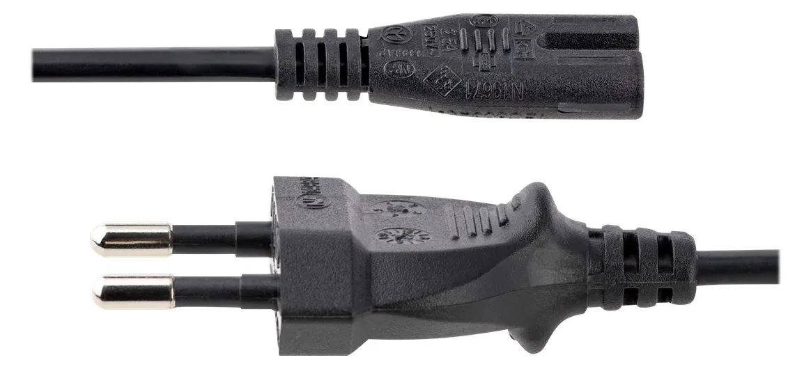 StarTech.com 1m Standard Laptop / Notebook Stromkabel - Eurostecker auf IEC320 C7 Netzkabel - Stromkabel, Ansicht 5