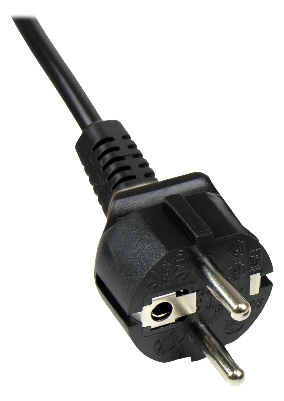 StarTech.com 1m Standard Laptop Stromkabel - Schuko CEE7 auf IEC320 C5 Kleeblatt / Mickey Mouse Netzkabel, Ansicht 2