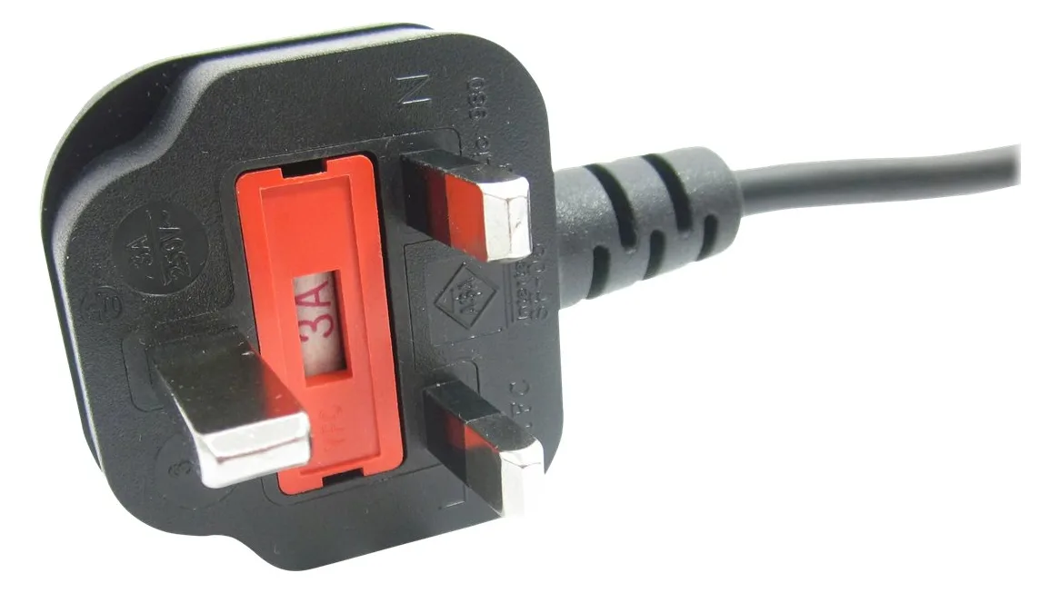 StarTech.com 1m Standard Laptop Stromklabel für UK - BS-1363 auf IEC320 C5 Kleeblatt / Mickey Mouse Netzkabel, Ansicht 5