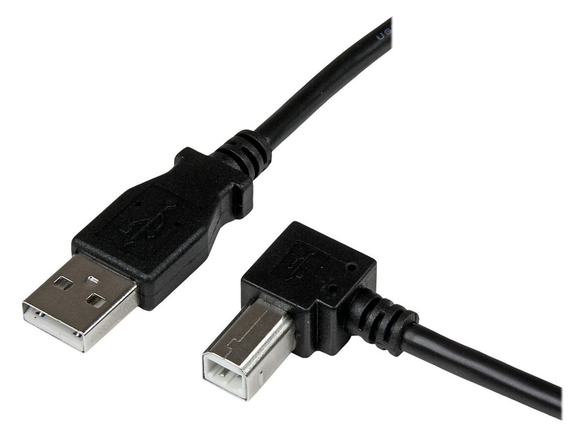 StarTech.com 1m USB 2.0 A auf B Kabel rechts gewinkelt - St/St - USB Druckerkabel - USB-Kabel - USB Typ B (M) von LumaTech