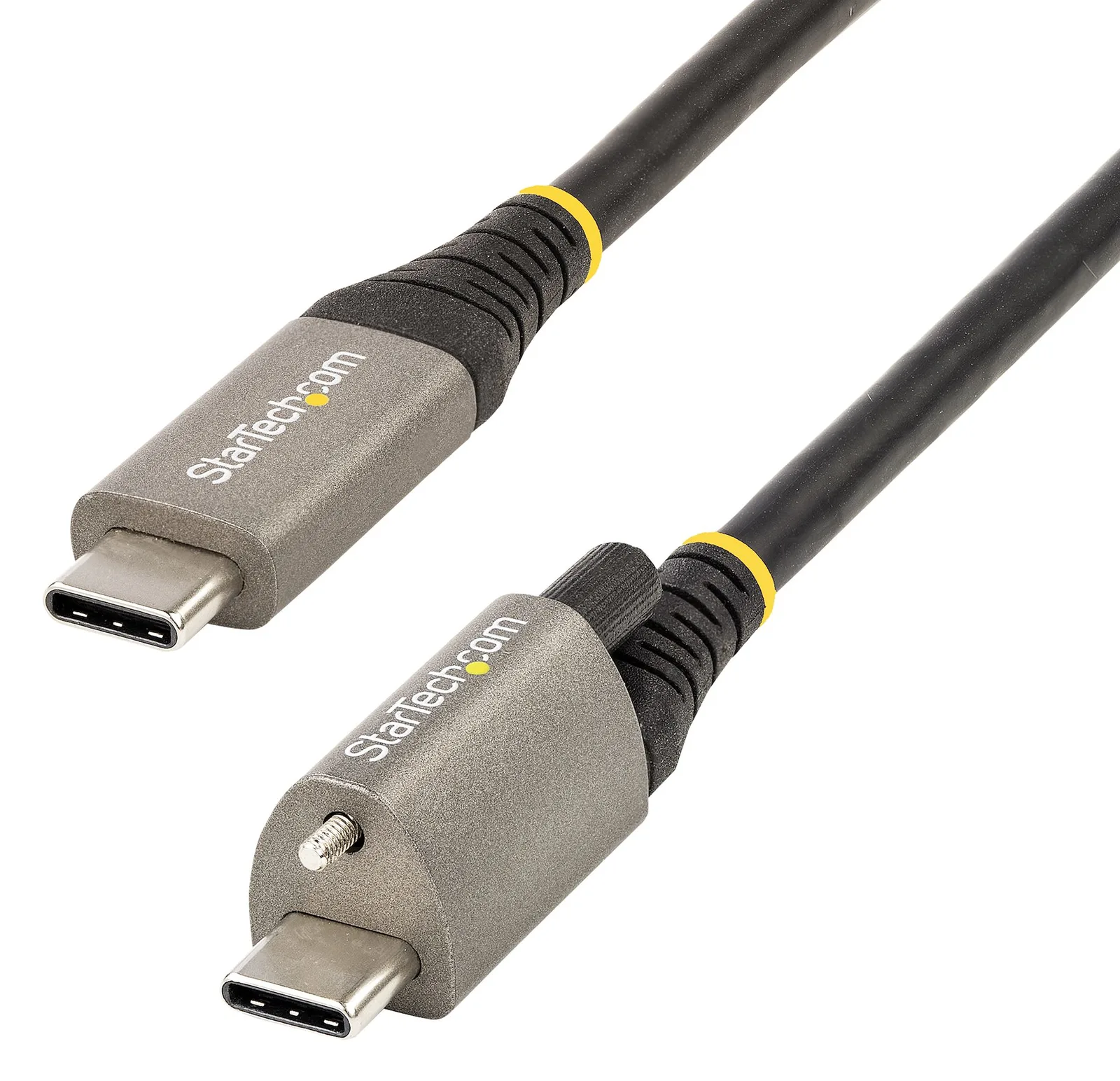 StarTech.com 1m USB-C Kabel mit Oberseite Schraubensicherung 10Gbit/s - USB 3.1/3.2 Gen 2 Typ-C Kabel - 100W (5A), Ansicht 2