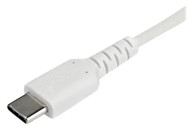 StarTech.com 1m USB-C Ladekabel - Langlebiges USB 2.0 Typ C zu USB C Datenübertragungs-/Schnellladekabel - Weiß, Ansicht 3