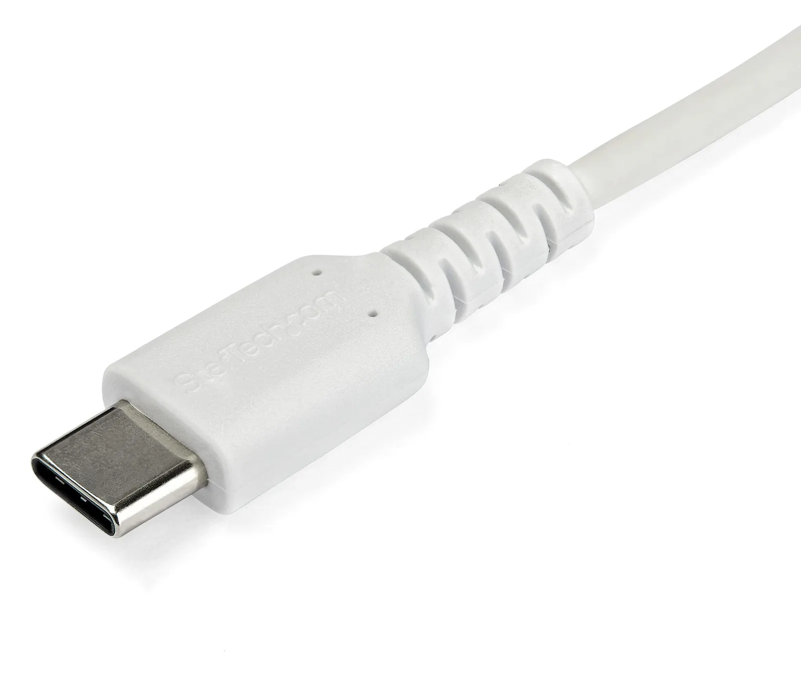 StarTech.com 1m USB-C Ladekabel - Langlebiges USB 2.0 Typ C zu USB C Datenübertragungs-/Schnellladekabel - Weiß, Ansicht 4