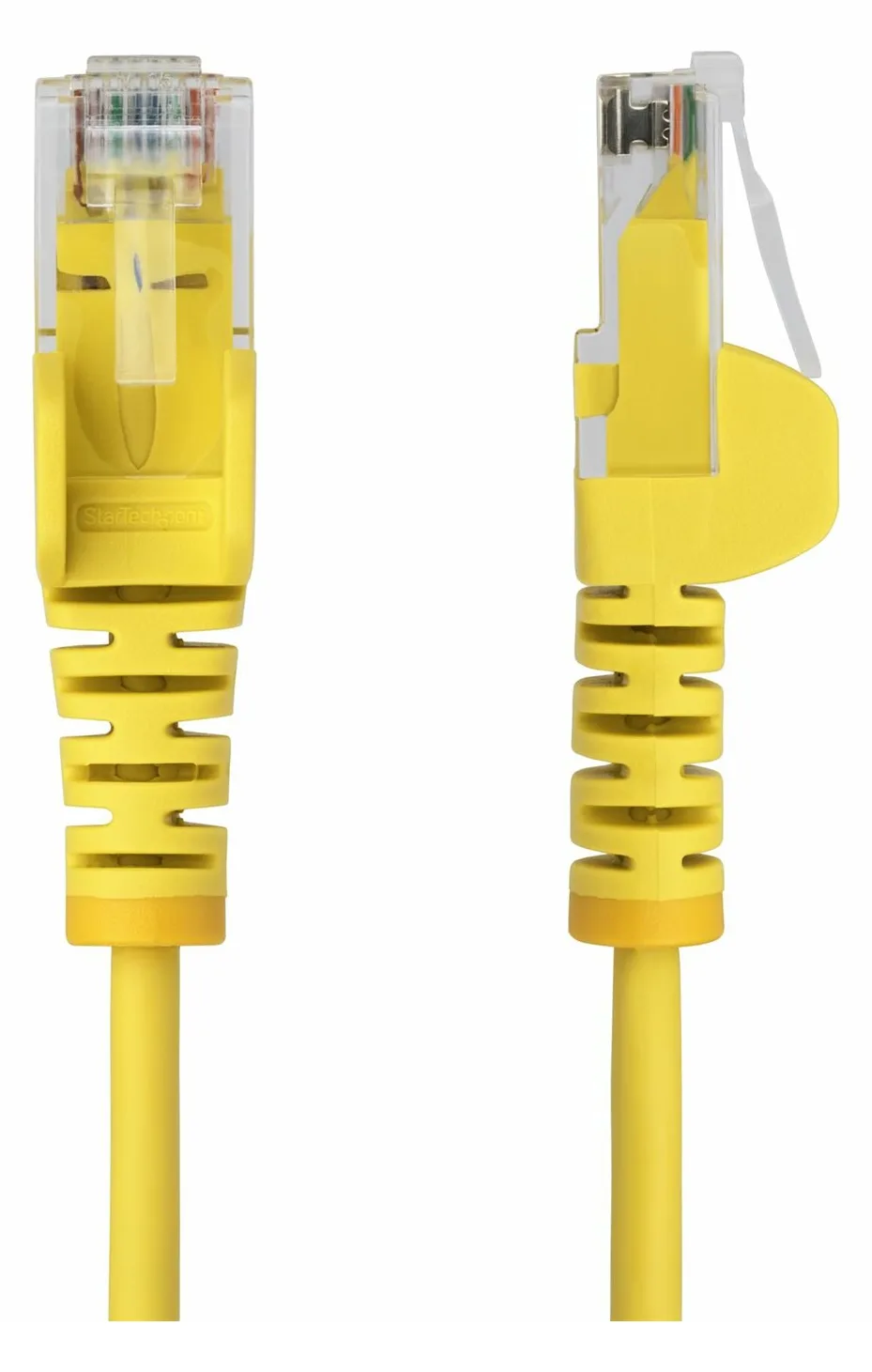 StarTech.com 1m Yellow Slim CAT6 Ethernet Cable, Snagless, 28AWG, LSZH - Patch-Kabel - RJ-45 (M), Ansicht 3