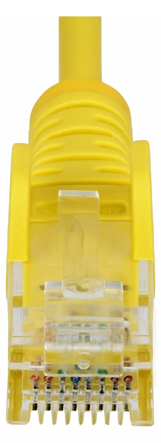 StarTech.com 1m Yellow Slim CAT6 Ethernet Cable, Snagless, 28AWG, LSZH - Patch-Kabel - RJ-45 (M), Ansicht 4