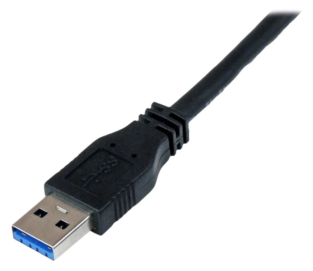 StarTech.com 1m zertifiziertes USB 3.0 SuperSpeed Kabel A auf Micro B - Schwarz - USB 3 Anschlusskabel, Ansicht 3