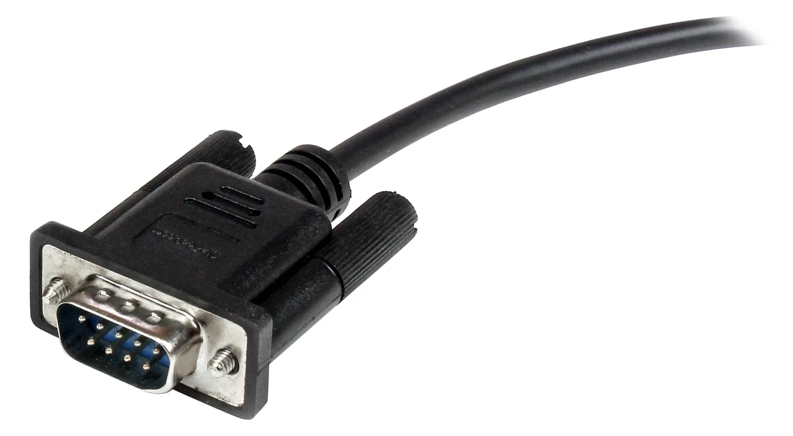 StarTech.com 2 m schwarzes Seriell Straight-Through DB9 RS232-Kabel - Stecker/Buchse - Serielles Verlängerungskabel, Ansicht 3