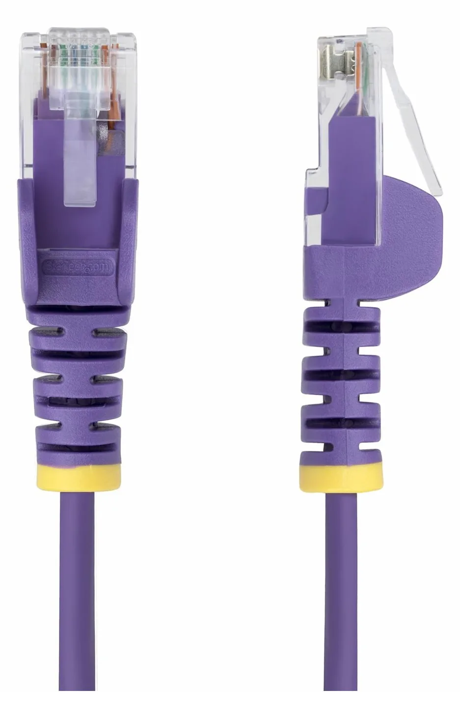 StarTech.com 2.5m Purple Slim CAT6 Ethernet Cable, Snagless, 28AWG, LSZH - Patch-Kabel - RJ-45 (M), Ansicht 4