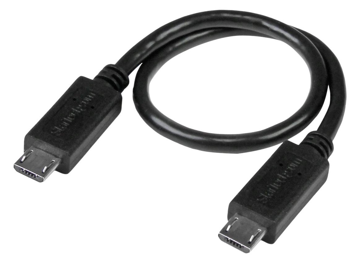 StarTech.com 20cm USB OTG Kabel - Micro USB auf Micro USB - USB OTG Adapterkabel - St/St - USB-Kabel