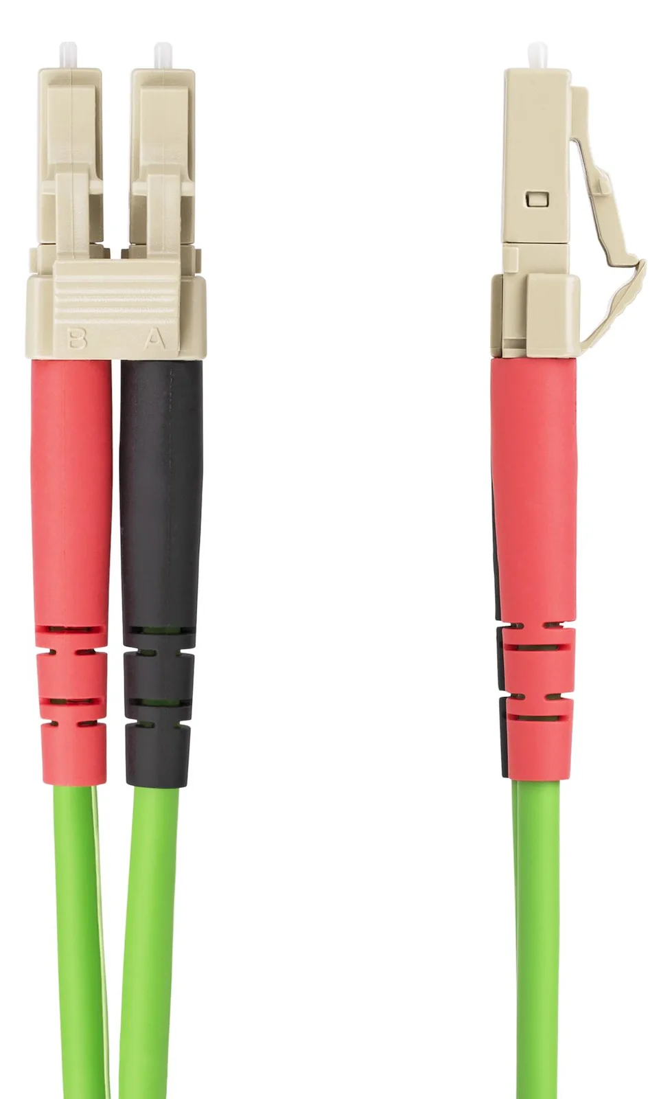 StarTech.com 2m (6ft) LC to LC (UPC) OM5 Multimode Fiber Optic Cable, 50/125µm Duplex LOMMF Zipcord, VCSEL, 40G/100G, Ansicht 2