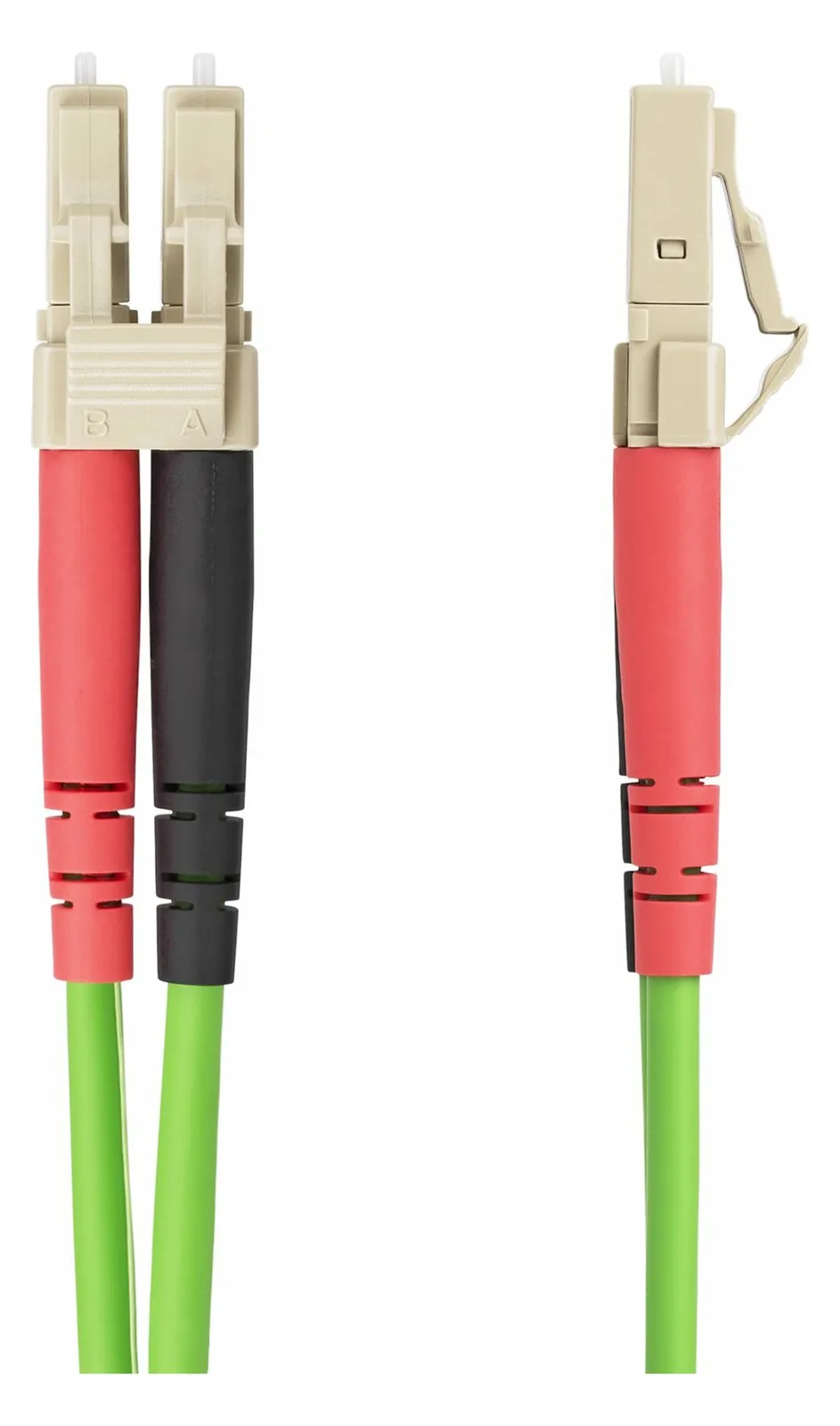 StarTech.com 2m (6ft) LC to LC (UPC) OM5 Multimode Fiber Optic Cable, 50/125µm Duplex LOMMF Zipcord, VCSEL, 40G/100G, Ansicht 3