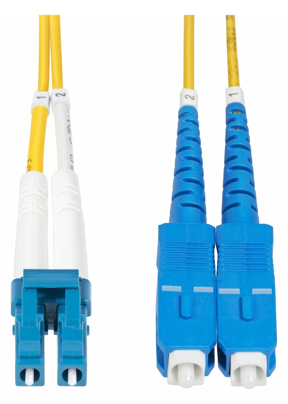 StarTech.com 2m (6ft) LC to SC (UPC) OS2 Single Mode Duplex Fiber Optic Cable, 9/125µm, Laser Optimized, 10G, Ansicht 3