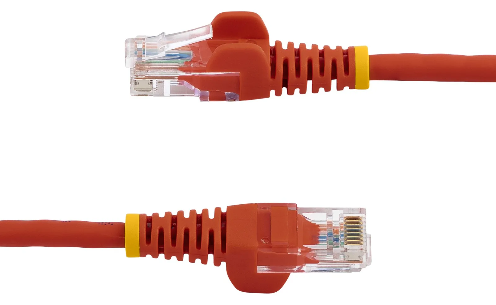StarTech.com 2m Cat5e RJ45 UTP Netzwerkkabel Snagless - Cat 5e Patchkabel - Rot - Stecker / Stecker - Patch-Kabel, Ansicht 2