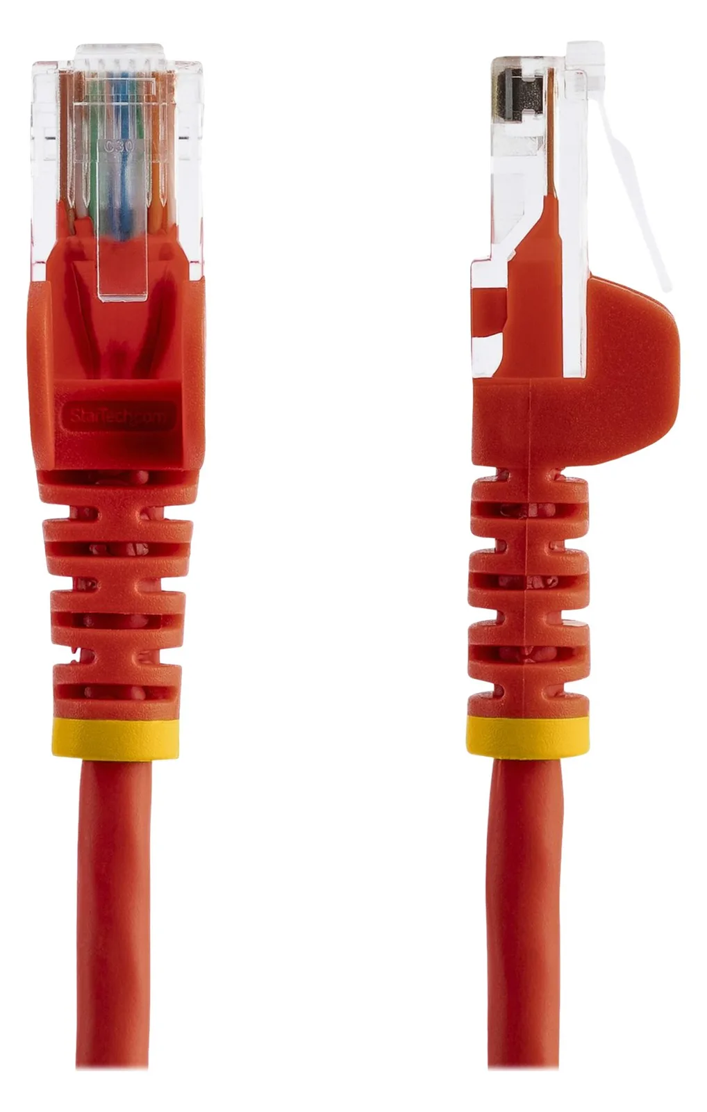 StarTech.com 2m Cat5e RJ45 UTP Netzwerkkabel Snagless - Cat 5e Patchkabel - Rot - Stecker / Stecker - Patch-Kabel, Ansicht 4