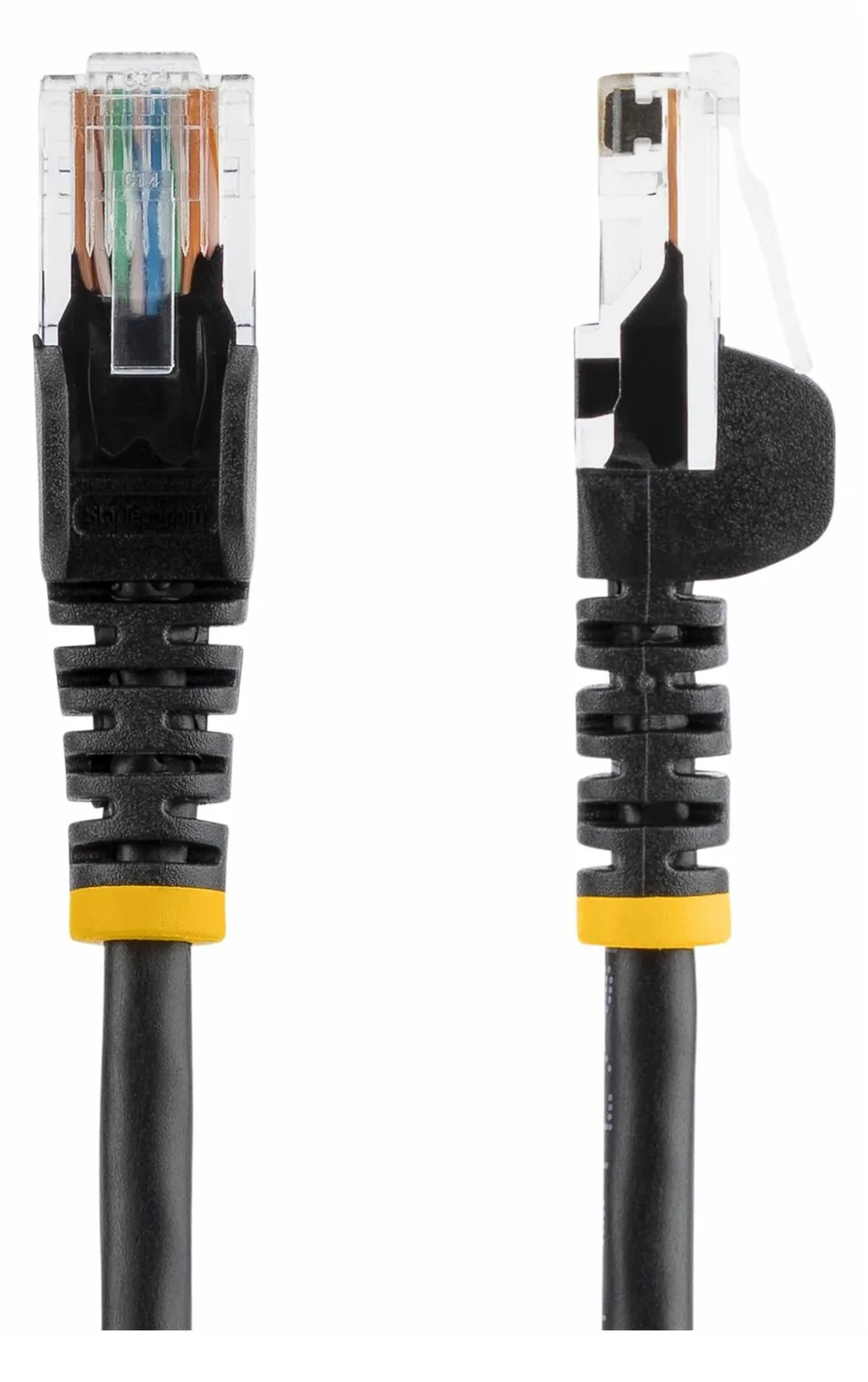 StarTech.com 2m Cat5e RJ45 UTP Netzwerkkabel Snagless - Cat 5e Patchkabel - Schwarz - Stecker / Stecker, Ansicht 3